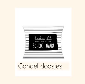 Gondeldoosjes - kleine verpakking - geschenk Gondeldoosjes - kleine verpakking - geschenk