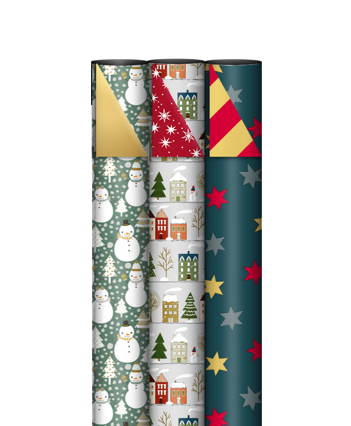 3 delige set Kerst Winter wonderland