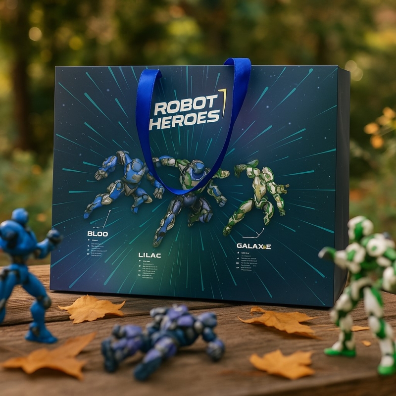 Geschenktas Space - Robot - XL