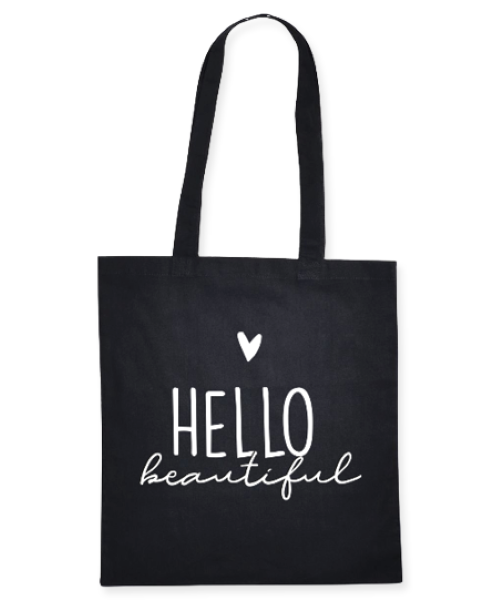 Canvas tas Hello Beautiful