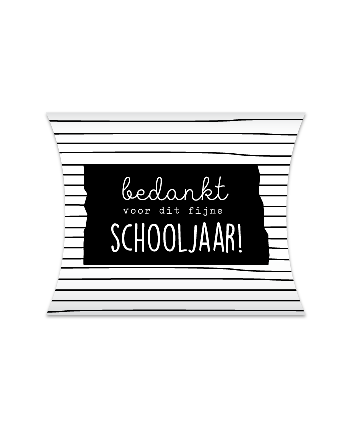 2 gondeldoosjes Bedankt voor het schooljaar