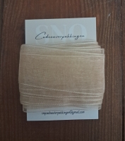 5 Meter Goud Organza lint 25 MM