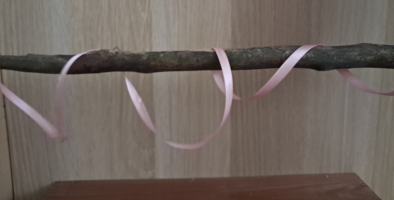 5 Meter satijnen lint Licht Roze 6 MM