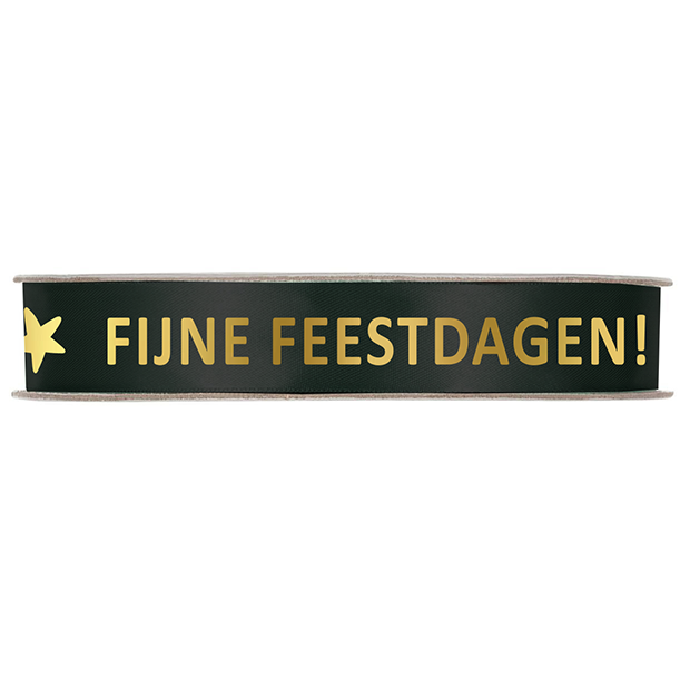 5 Meter lint Fijne feestdagen 12MM
