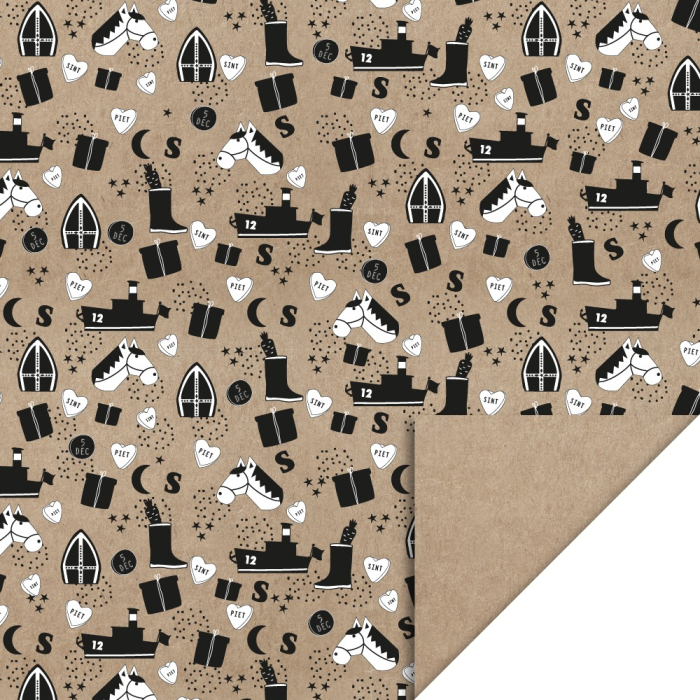 Sinterklaas Kraft papier schoen